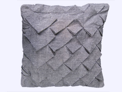 cushion cover folded